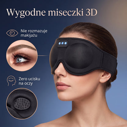 Maska do spania z glosnikami Bluetooth SOUND