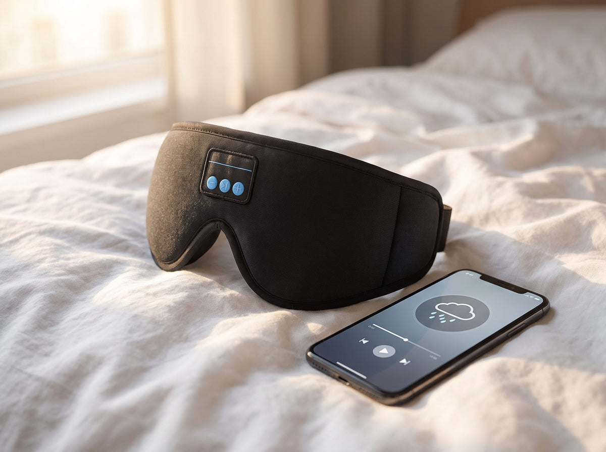 Maska do spania z glosnikami Bluetooth SOUND